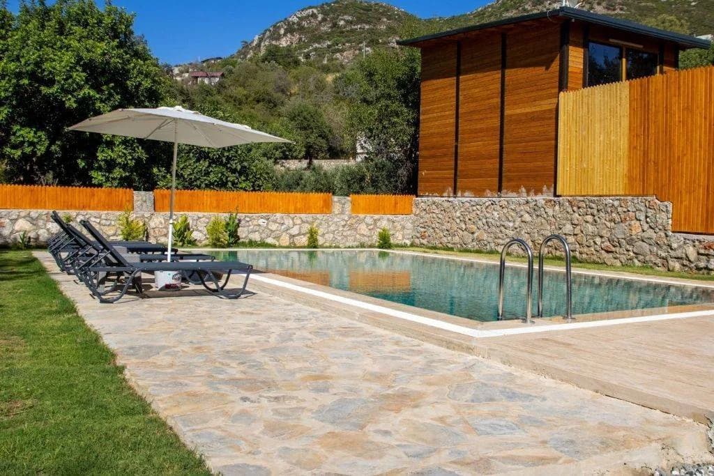Marmaris Söğüt'te Merkeze Yakın Konumda, Özel Havuzlu, 4+1 Villa görsel 3
