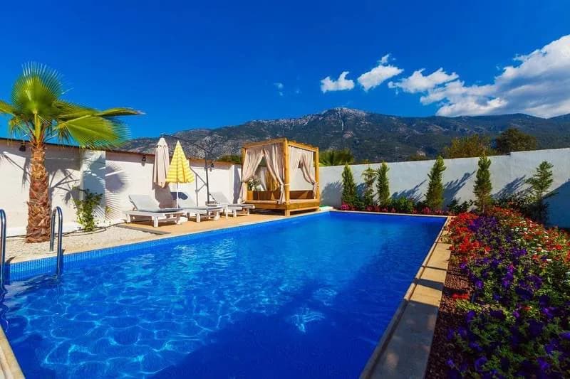 Fethiye Hisarönü'nde Muhteşem Doğada, Özel Havuzlu, 3+1 Villa görsel 3