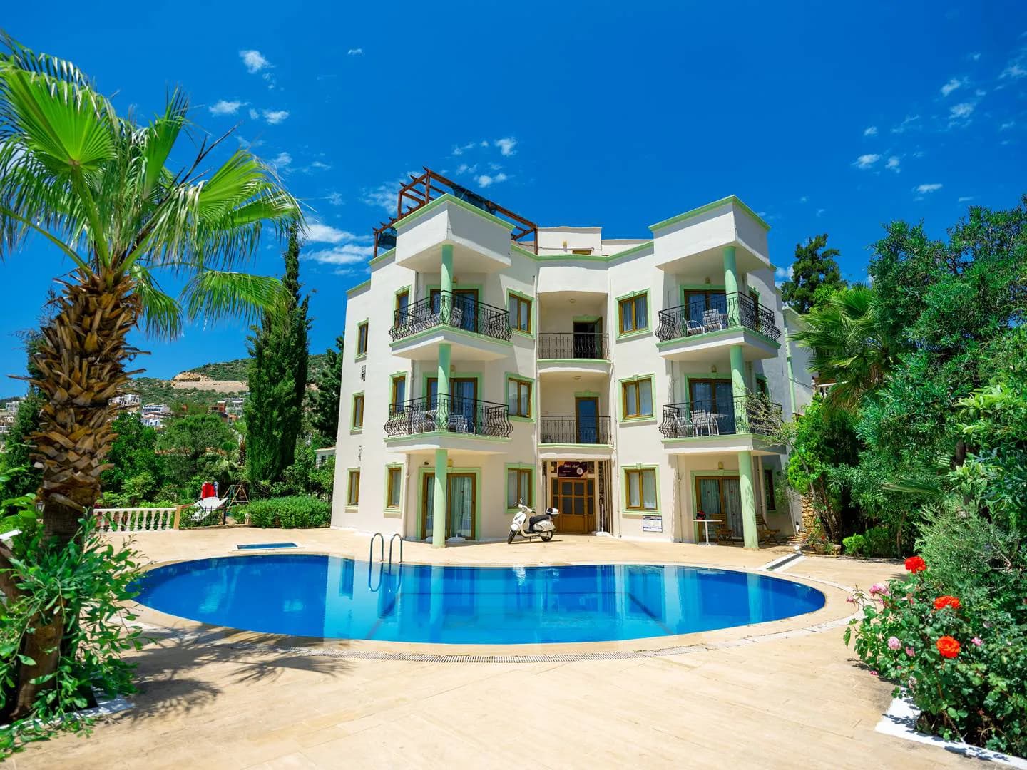 Kaş Kalkan'da Çekirdek Ailelere Uygun, Ortak Havuzlu, Kiralık Tatil Evi görsel 1