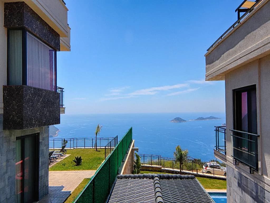 Kaş Kalkan'da Kalabalık Ailelere Uygun, Özel Havuzlu, Modern Villa görsel 2
