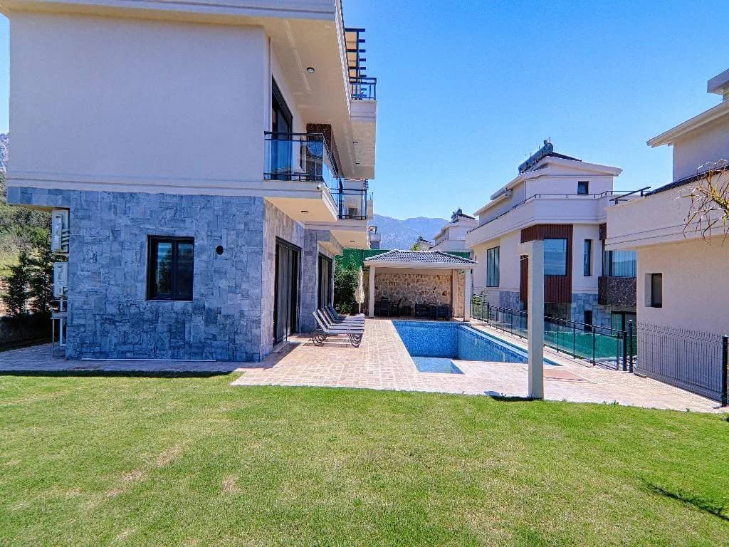 Kaş Kalkan'da Kalabalık Ailelere Uygun, Özel Havuzlu, Modern Villa görsel 3
