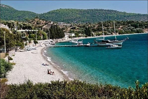 Bodrum Mazıköy'de Aileler İçin Uygun, Özel Plajlı, Müstakil Villa görsel 2
