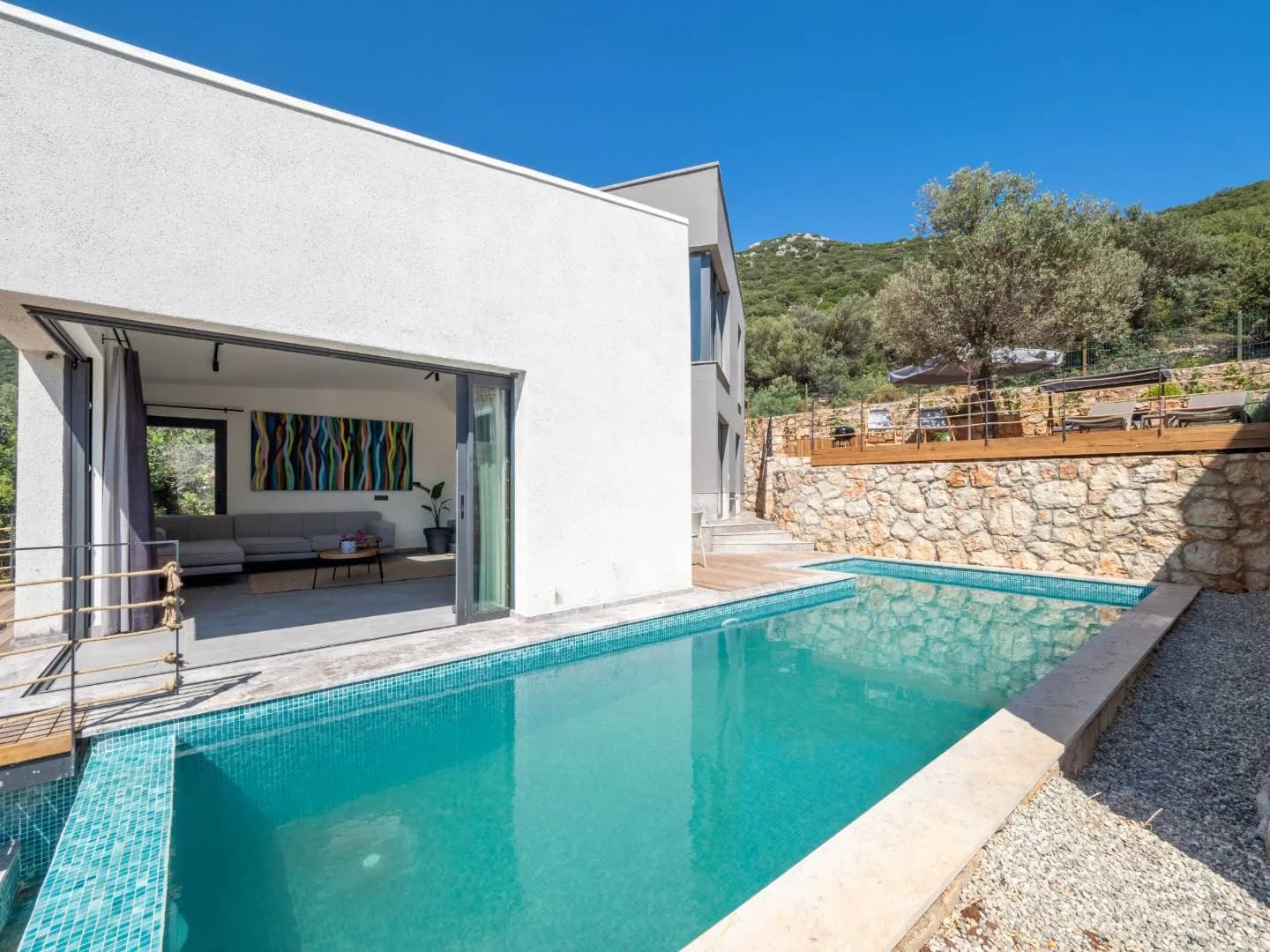 Kaş Belenli'de Sakin Konumda, Özel Havuzlu, Lüks Villa görsel 3