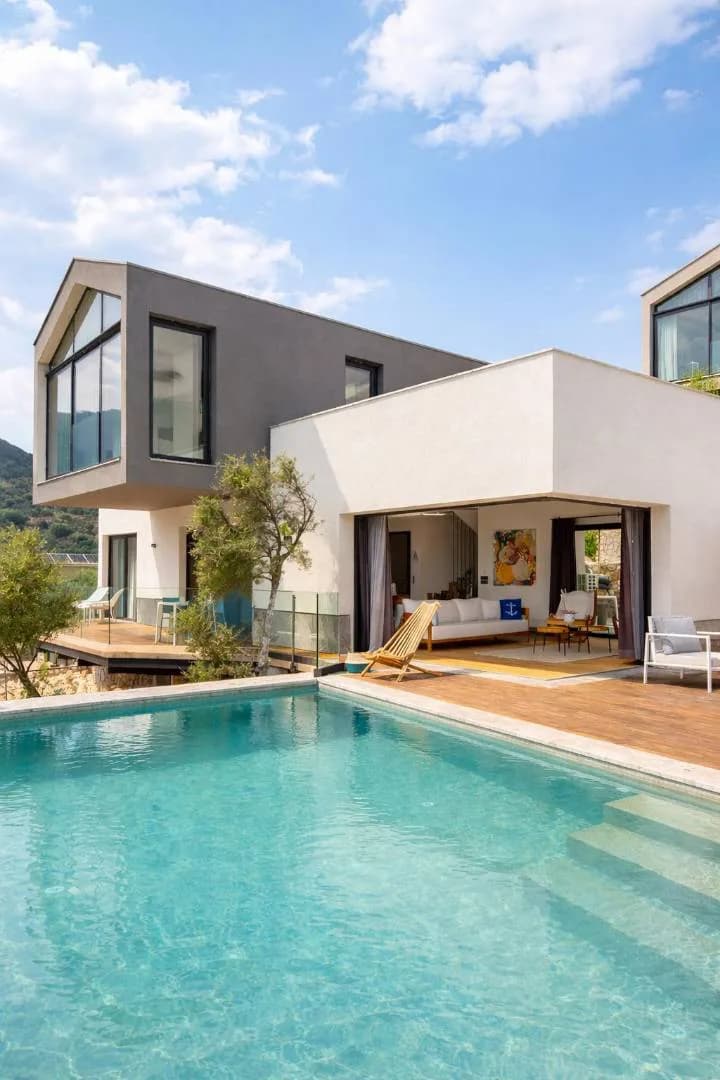 Kaş Belenli'de Muhteşem Manzaralı, Özel Havuzlu, 5+1 Villa görsel 1