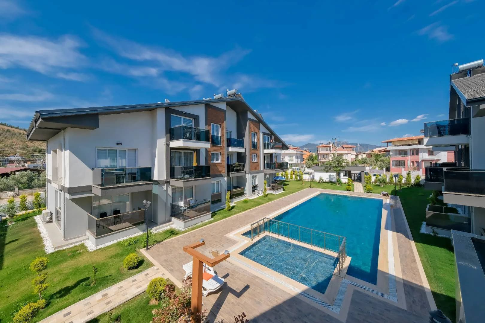 Fethiye'de Çalış Plajına Yakın, Ortak Havuzlu, Kiralık Dubleks Ev görsel 1