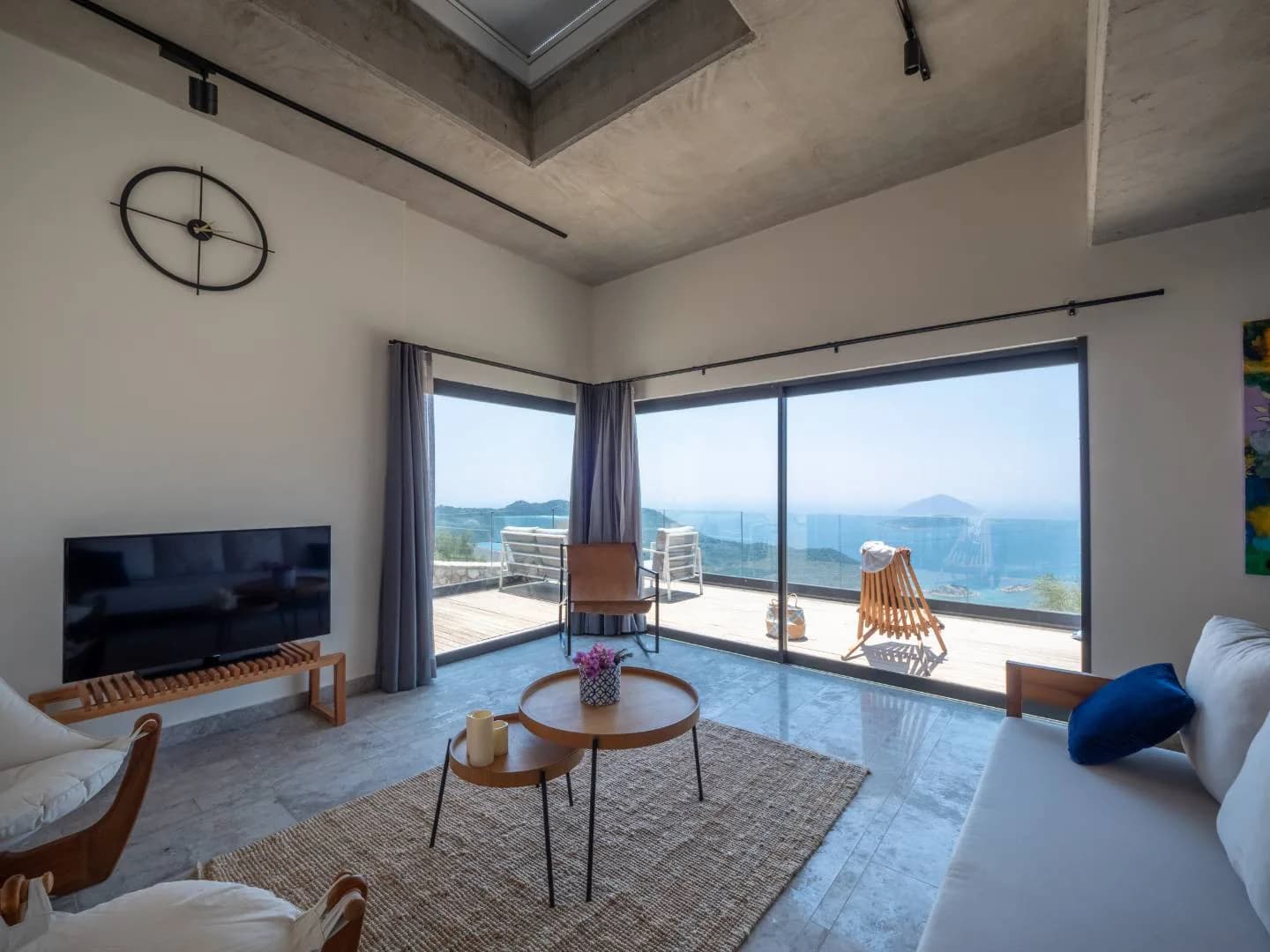 Kaş Belenli'de Muhteşem Manzaralı, Özel Havuzlu, Kiralık Villa görsel 3