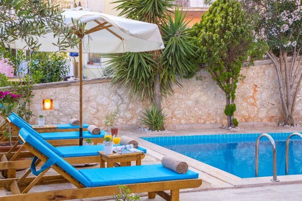 Kaş Kalkan'da Deniz Manzaralı, Ortak Havuzlu, Jakuzili, Lüks Yazlık görsel 3