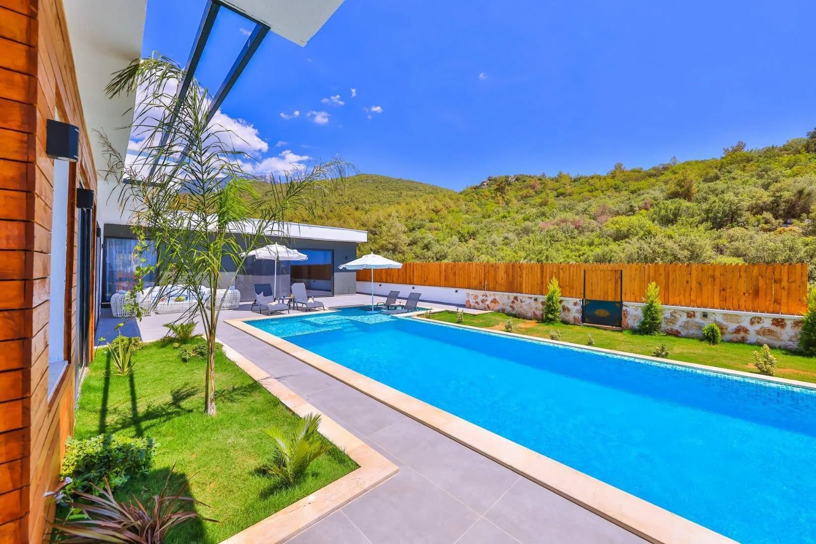 Kaş Çavdır'da Çekirdek Ailelere Uygun, Özel Havuzlu, Lüks Villa görsel 2