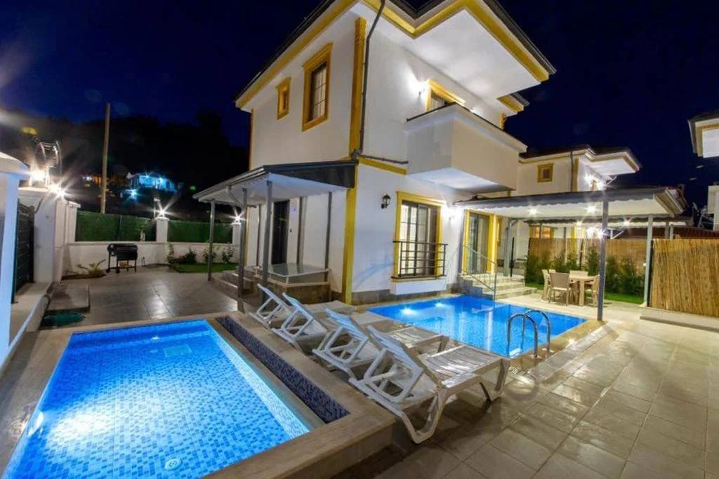 Marmaris Çetibeli'nde Yeşillikler İçerisinde, Özel Havuzlu, Lüks Villa görsel 3