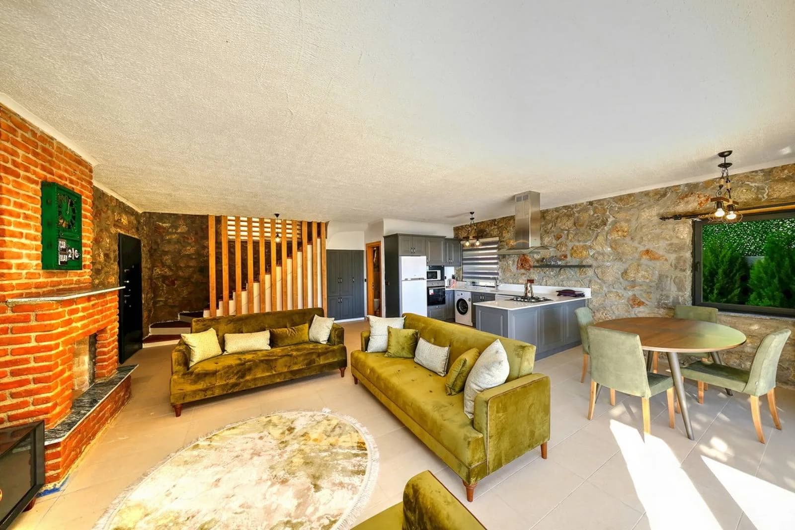 Fethiye Karaağaç'ta Enfes Doğa Manzaralı, Özel Havuzlu, 1+1 Villa görsel 3
