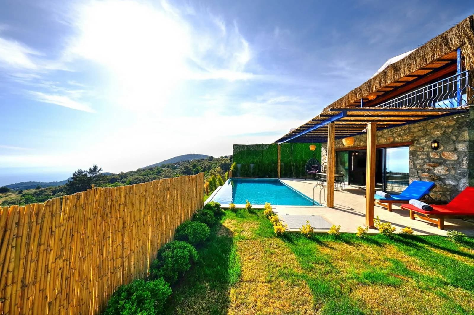Fethiye Karaağaç'ta Enfes Doğa Manzaralı, Özel Havuzlu, 1+1 Villa görsel 2