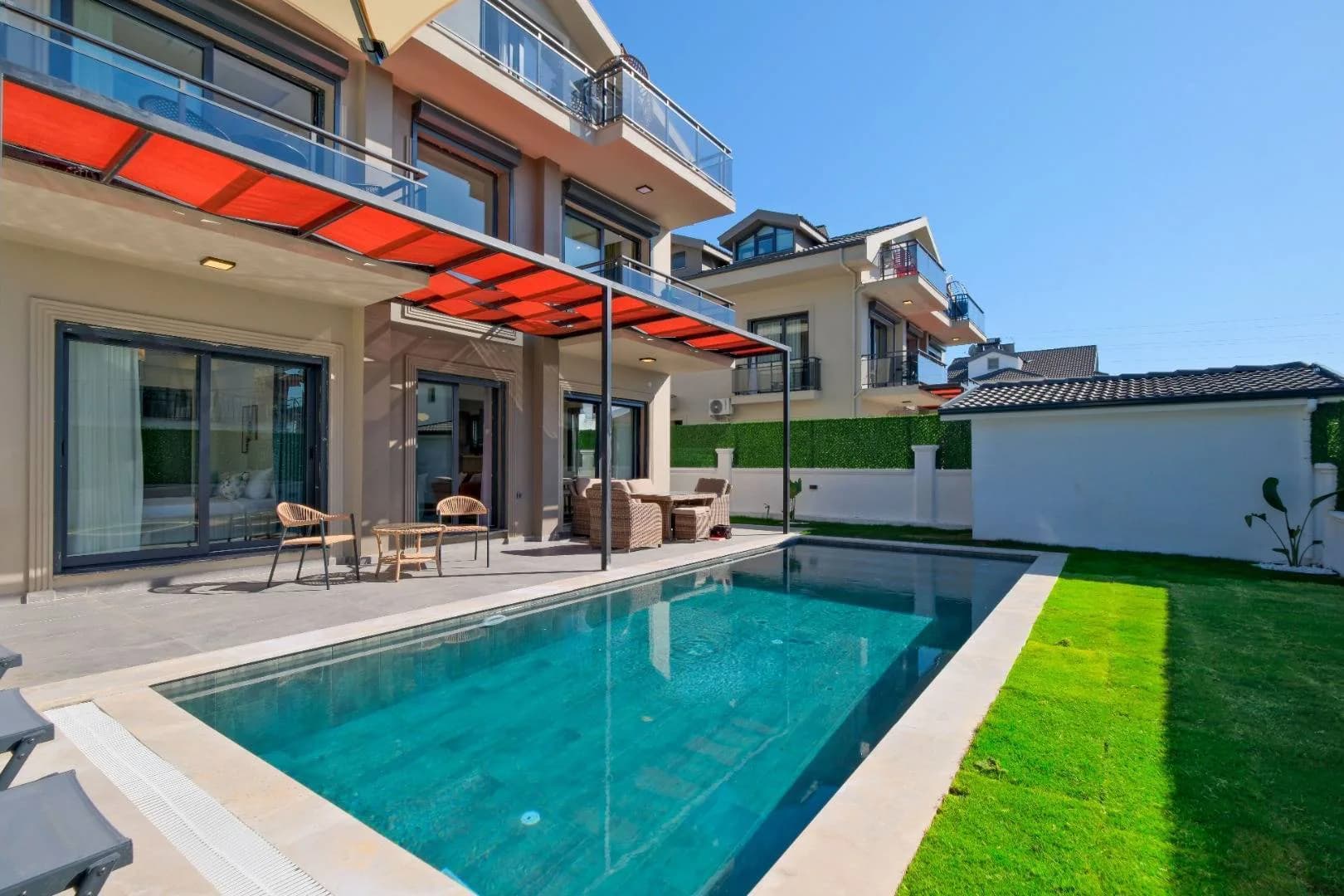 Fethiye Kargı'da Modern Tasarımlı, Özel Havuzlu, Lüks Villa görsel 3