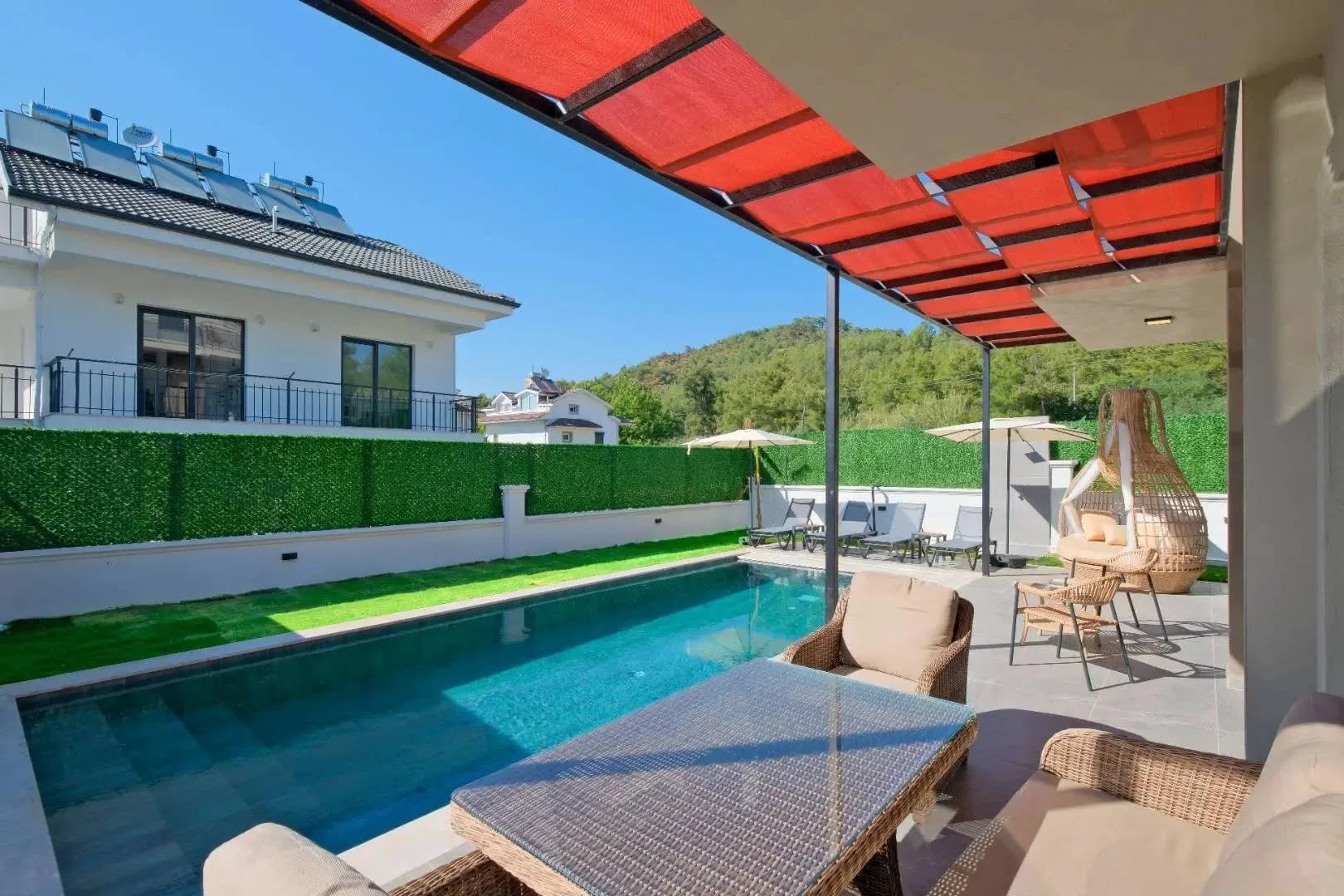Fethiye Kargı'da Yeni Nesil Mimari, Özel Havuzlu, Konforlu Villa görsel 3