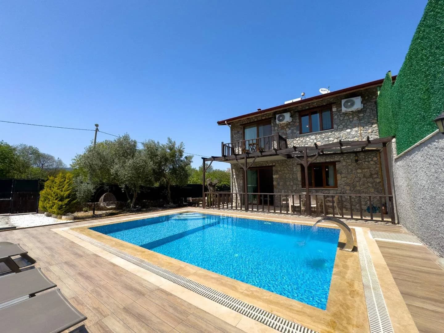 Fethiye Kayaköy'de Huzurlu Doğada, Özel Havuzlu, İkiz Villa görsel 1