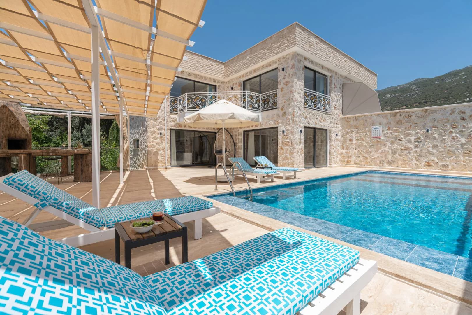 Kaş İslamlar'da Doğa İle İç İçe, Özel Havuzlu, Otantik Villa görsel 2