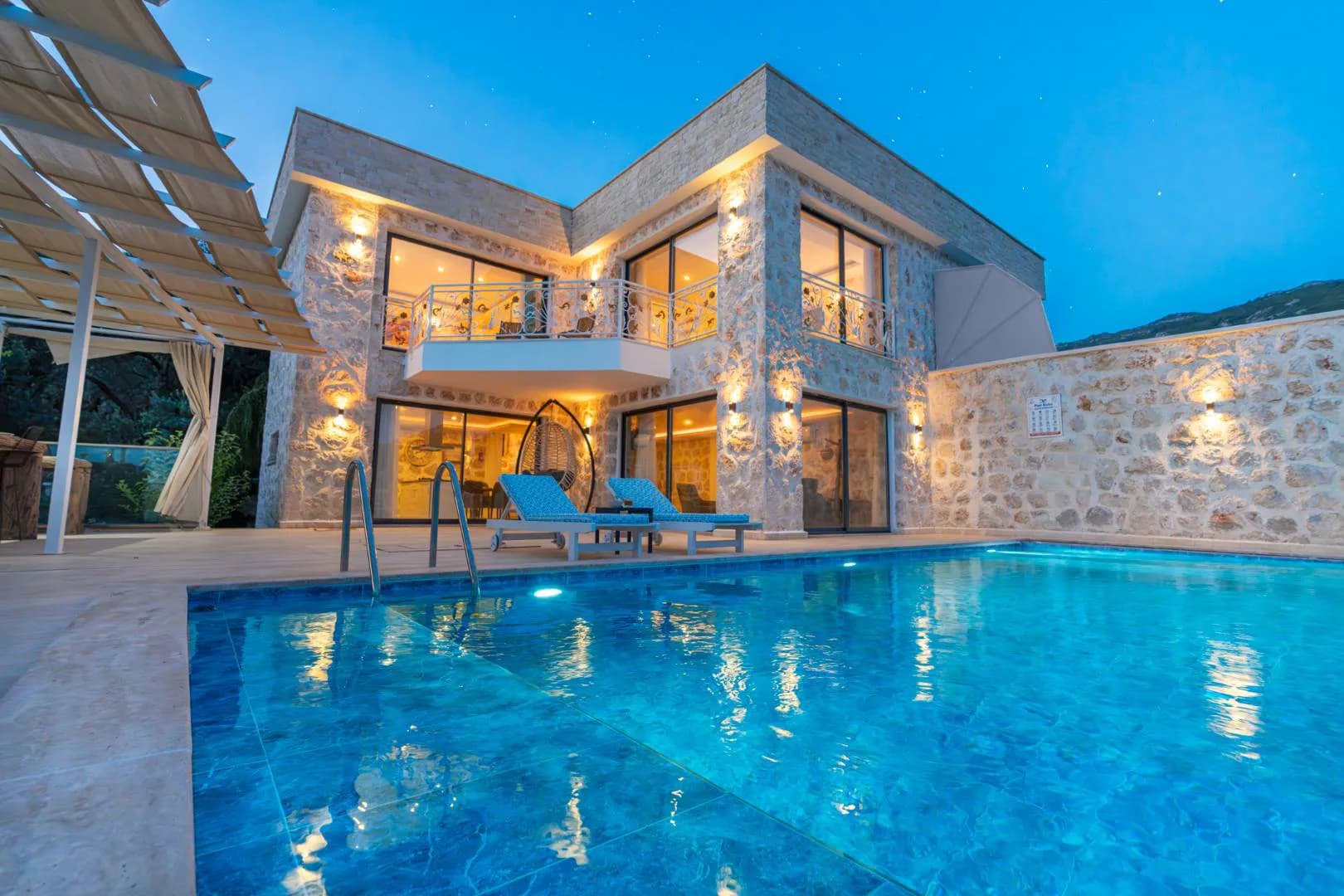 Kaş İslamlar'da Doğa İle İç İçe, Özel Havuzlu, Otantik Villa görsel 1
