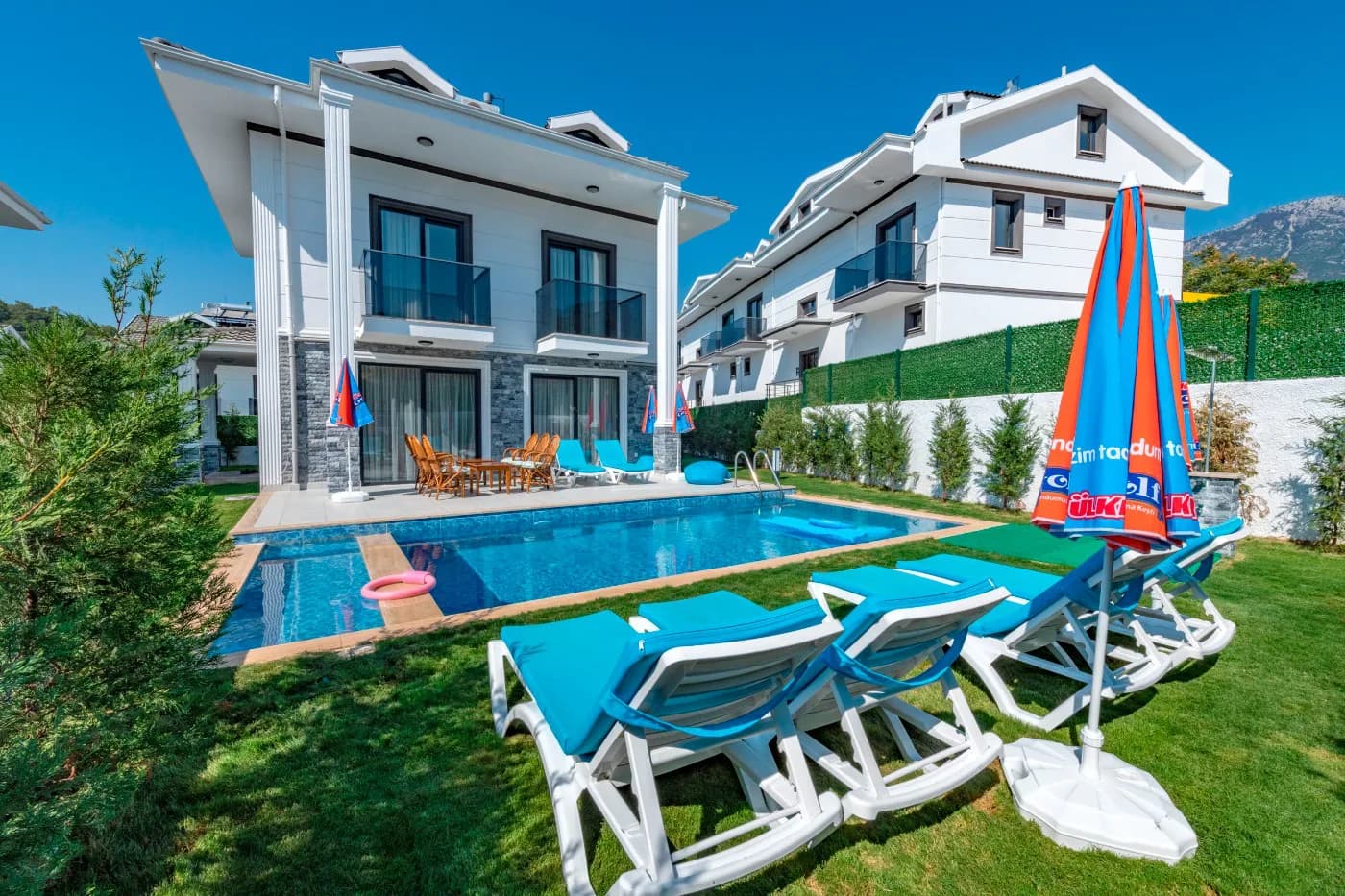 Fethiye Ölüdeniz'de Enfes Doğada, Özel Havuzlu, Yeşil Bahçeli Villa görsel 1