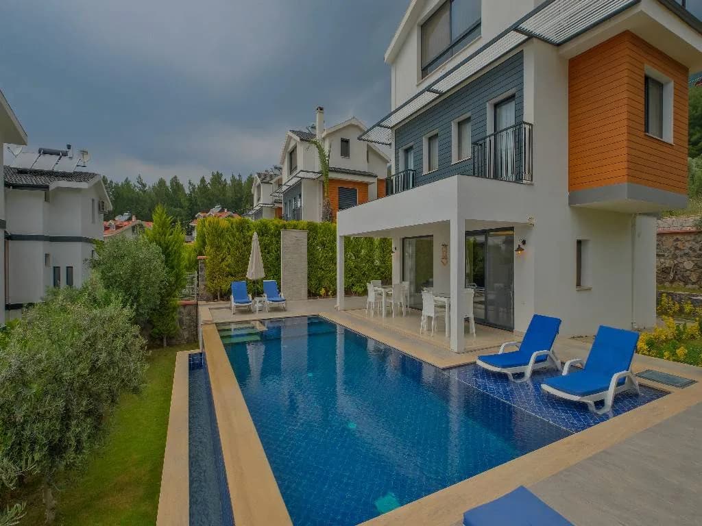 Fethiye Ölüdeniz'de Muhteşem Doğada, Özel Havuzlu, Konforlu Villa görsel 1