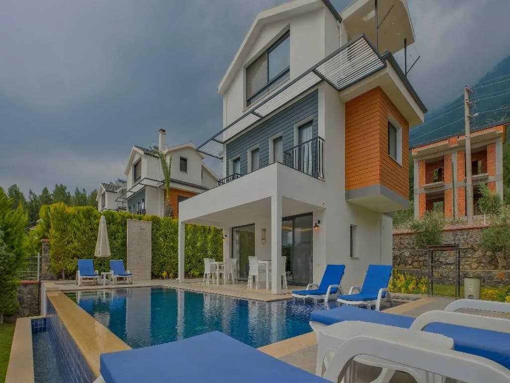Fethiye Ölüdeniz'de Muhteşem Doğada, Özel Havuzlu, Konforlu Villa görsel 2