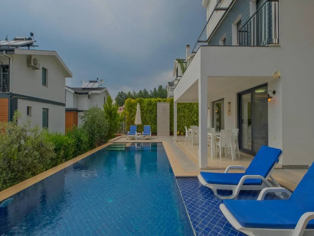 Fethiye Ölüdeniz'de Muhteşem Doğada, Özel Havuzlu, Konforlu Villa görsel 3