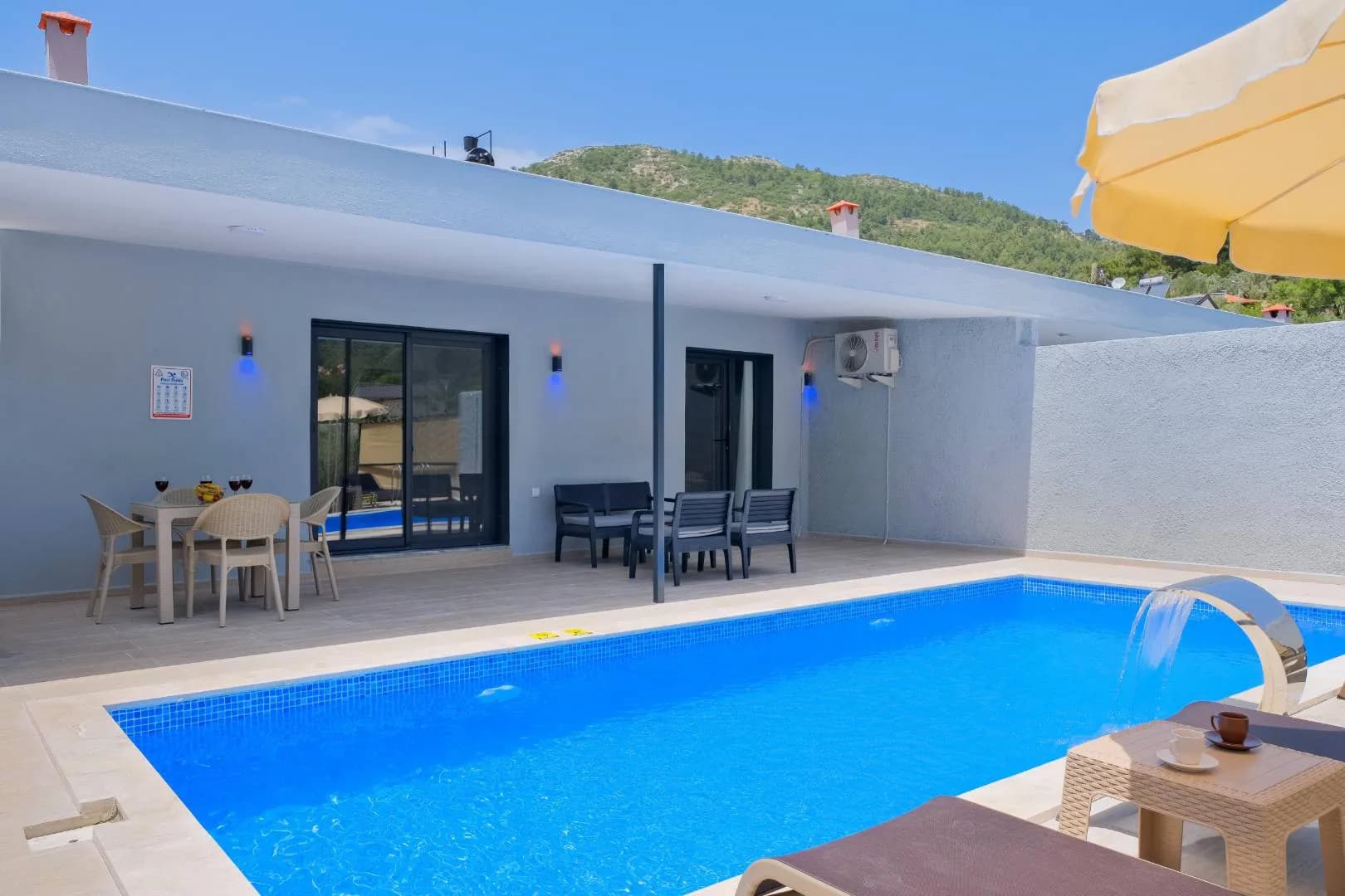 Fethiye Eldirek'te Yemyeşil Doğada, Özel Havuzlu, Kiralık Villa görsel 1