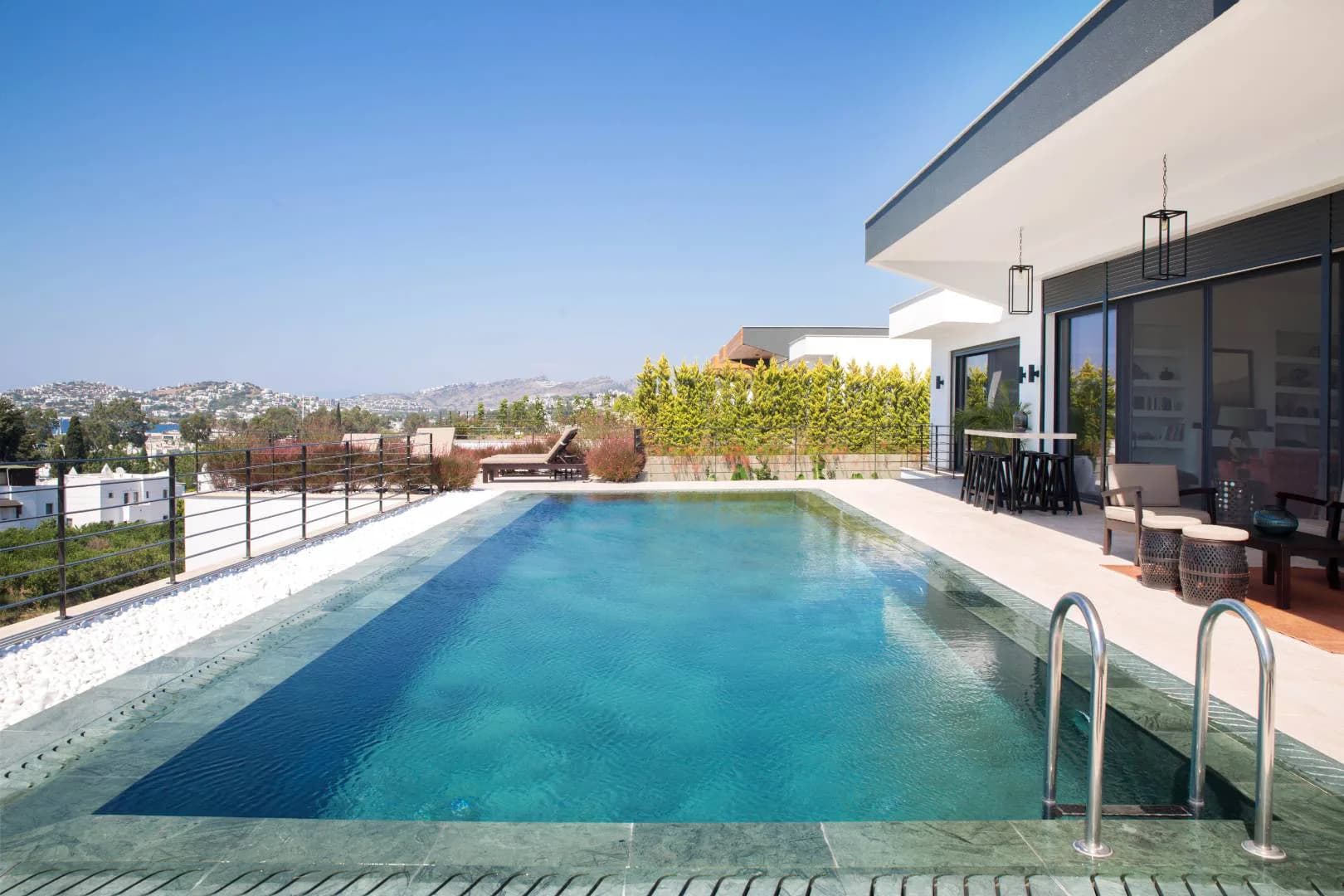 Bodrum Yalıkavak'ta Muhteşem Deniz Manzaralı, Özel Havuzlu, Lüks Villa görsel 2