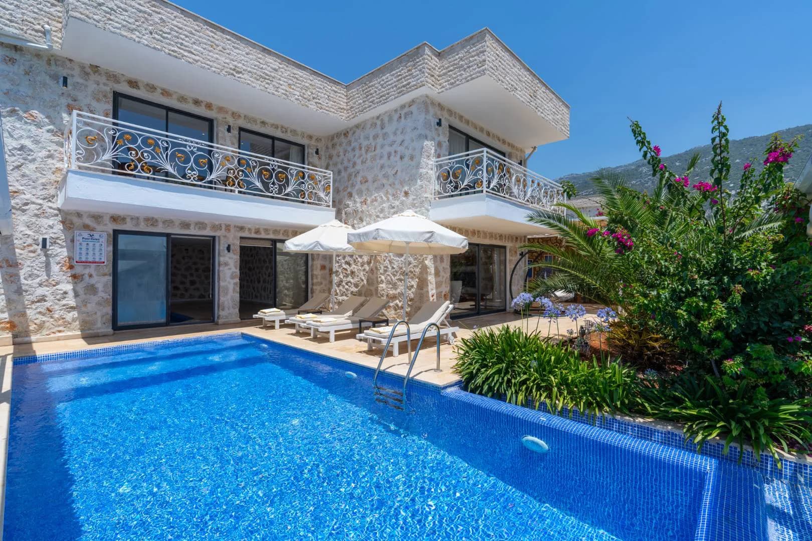 Kaş İslamlar'da Balayı Çiftlerine Uygun, Özel Havuzlu, 2+1 Villa görsel 1