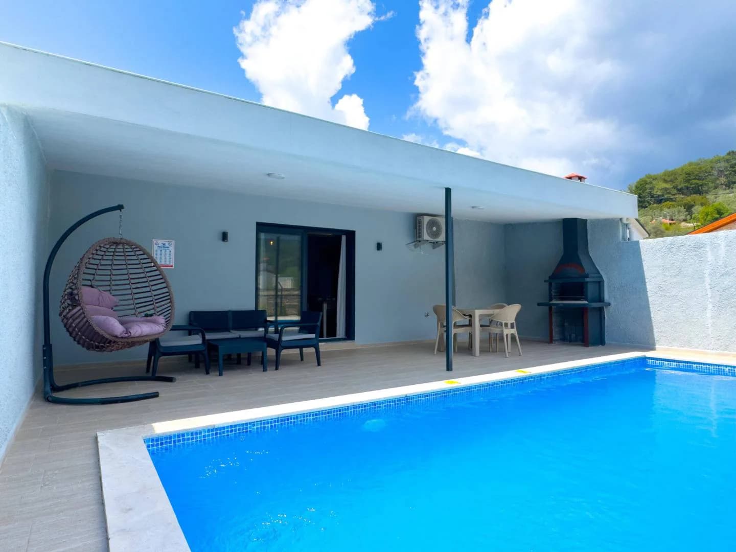 Fethiye Kızılbel'de Balayı Çiftlerine Uygun, Özel Havuzlu, İkiz Villa görsel 1