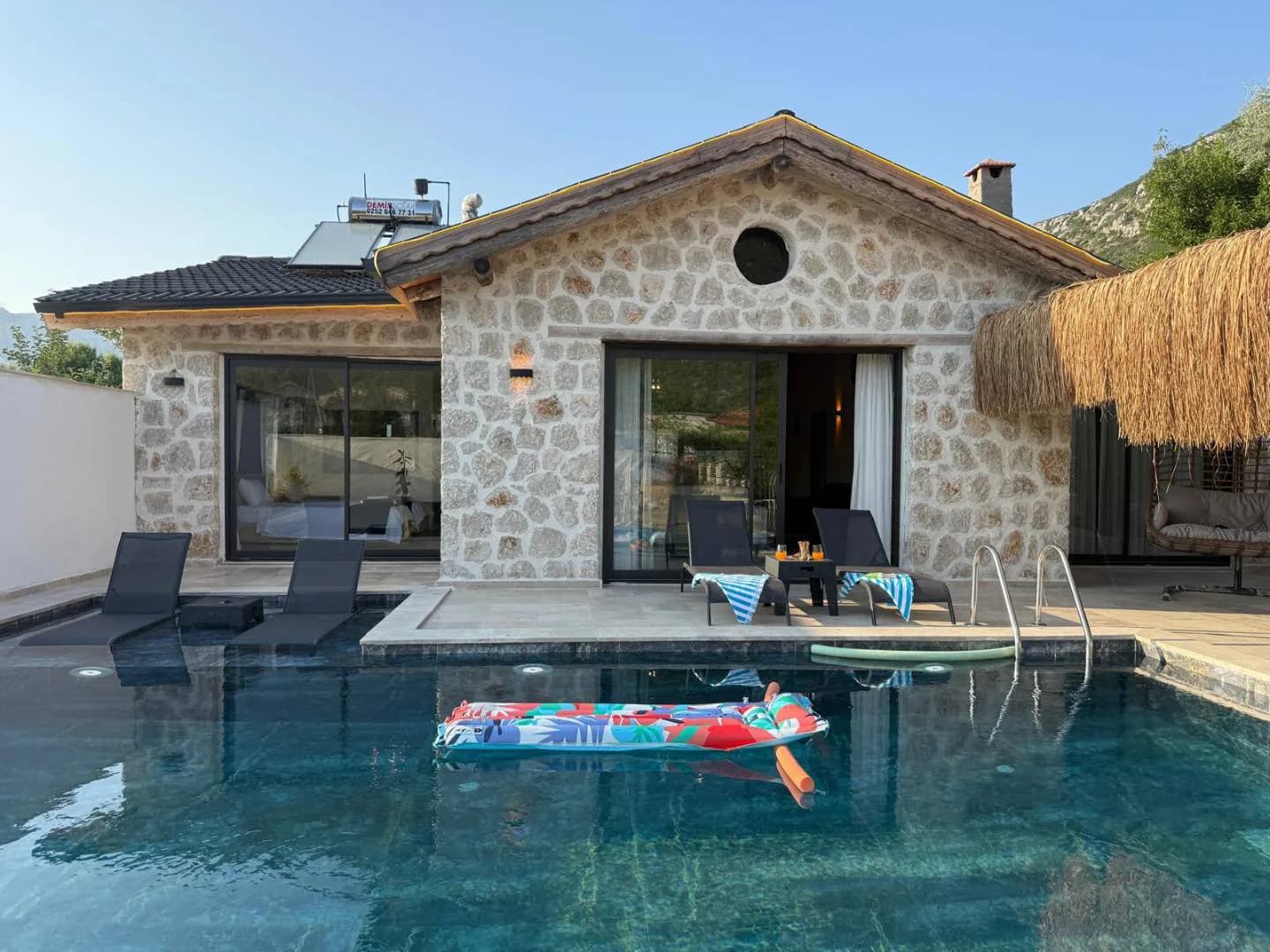 Kaş Bezirgan'da Muhteşem Doğada, Özel Havuzlu, Kiralık Taş Villa görsel 3