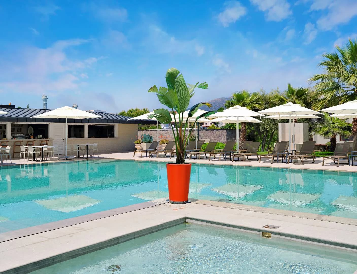 Bodrum Bitez'de Modern Tasarımlı, Ortak Havuzlu, 2+1 Oda görsel 1
