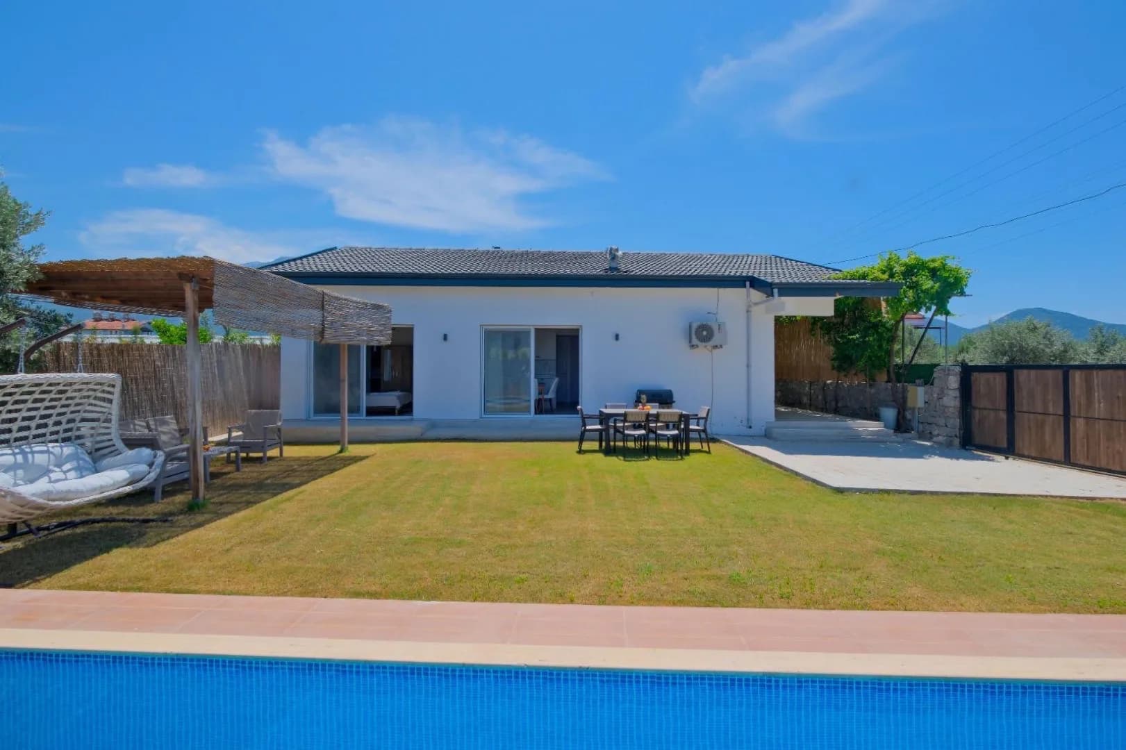Fethiye Cami'de Enfes Doğada, Özel Havuzlu, 3+1 Villa görsel 3