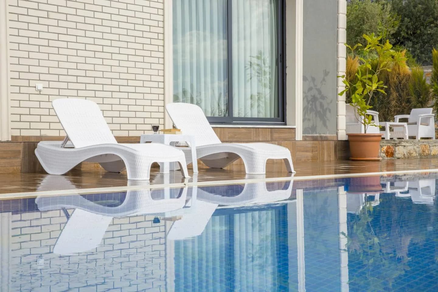 Marmaris Söğüt'te Muhteşem Deniz Manzaralı, Özel Havuzlu, Lüks Villa görsel 2