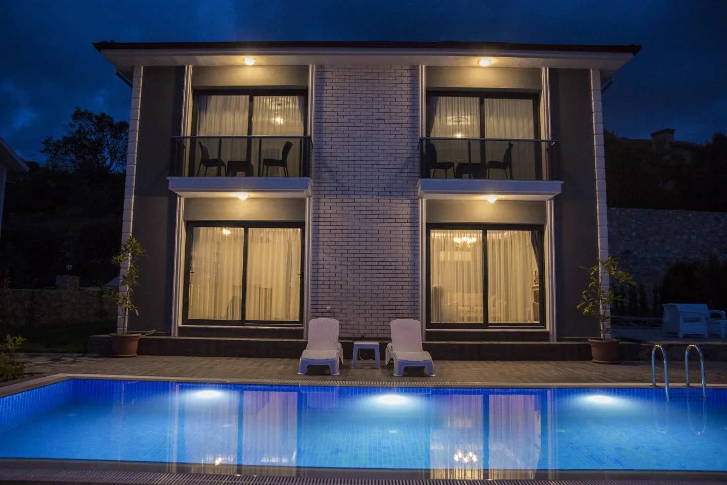 Marmaris Söğüt'te Muhteşem Deniz Manzaralı, Özel Havuzlu, Lüks Villa görsel 3