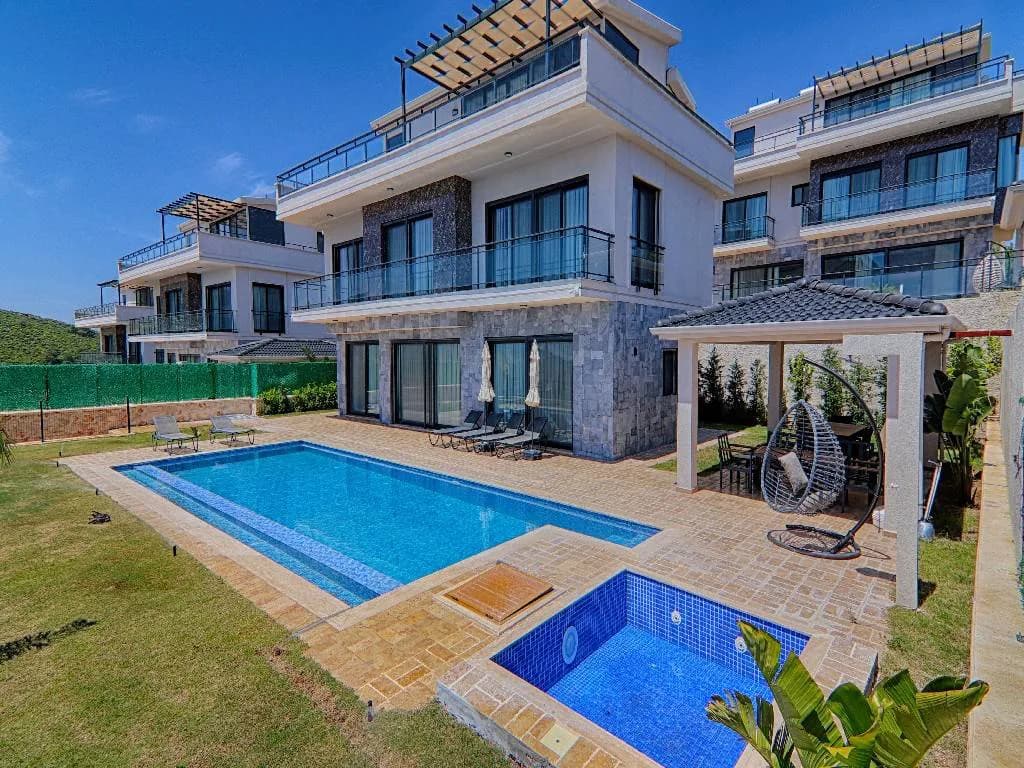 Kaş Kalkan'da Geniş Ailelere Uygun, Özel Havuzlu, Estetik Villa görsel 2