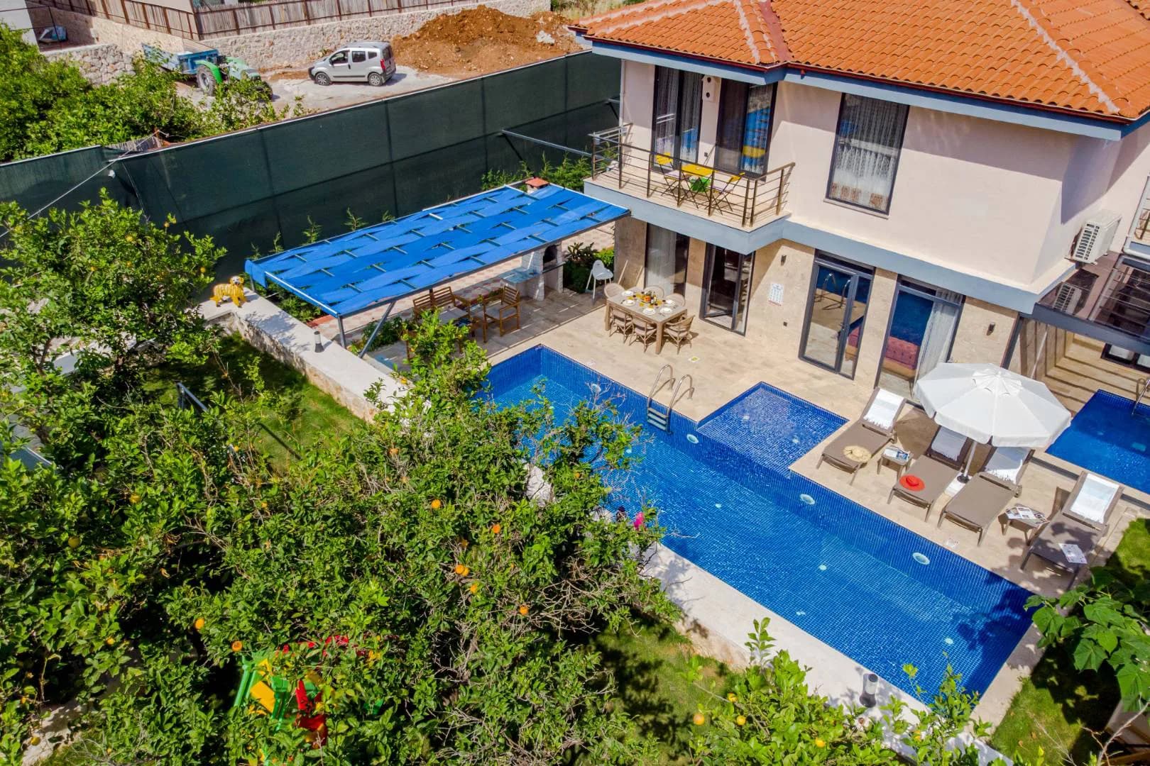 Kaş Patara'da Sessiz ve Sakin Konumda, Özel Havuzlu, Lüks Villa görsel 2