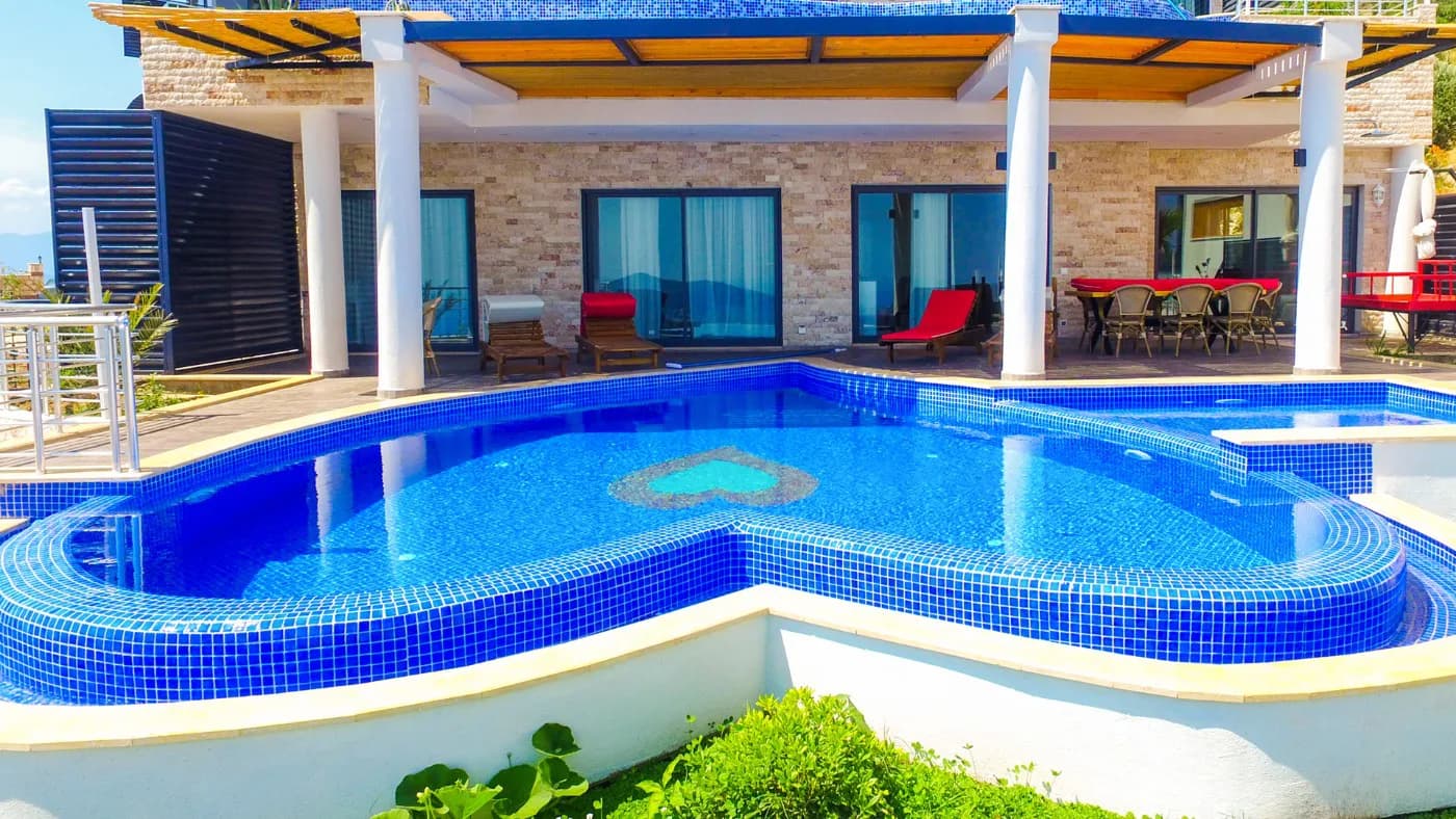 Kaş İslamlar'da Muhteşem Doğada, Özel Havuzlu, Lüks Villa görsel 1