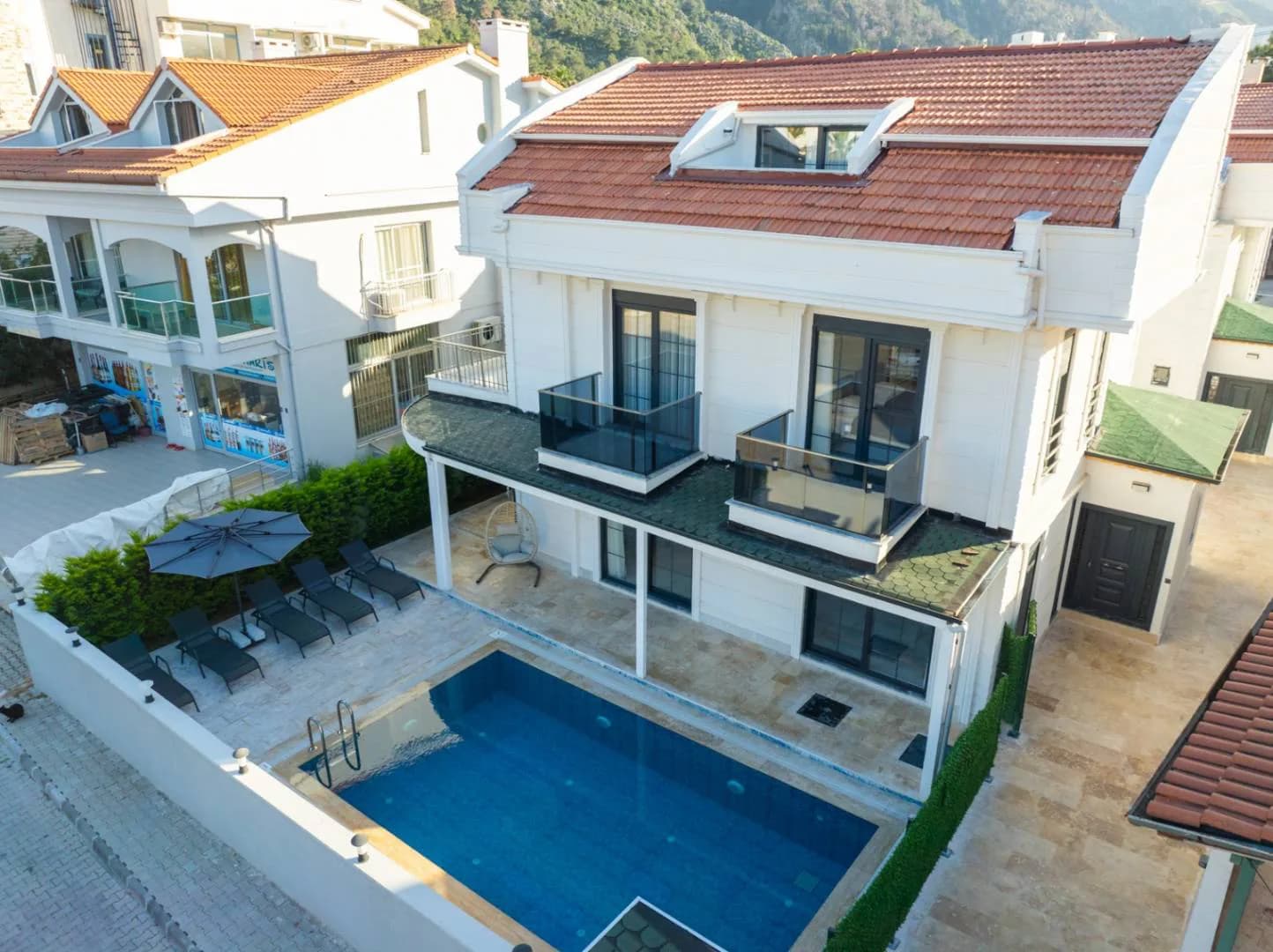 Marmaris'de Plaja Yürüme Mesafesinde, Özel Havuzlu, 9 Kişilik Villa görsel 1