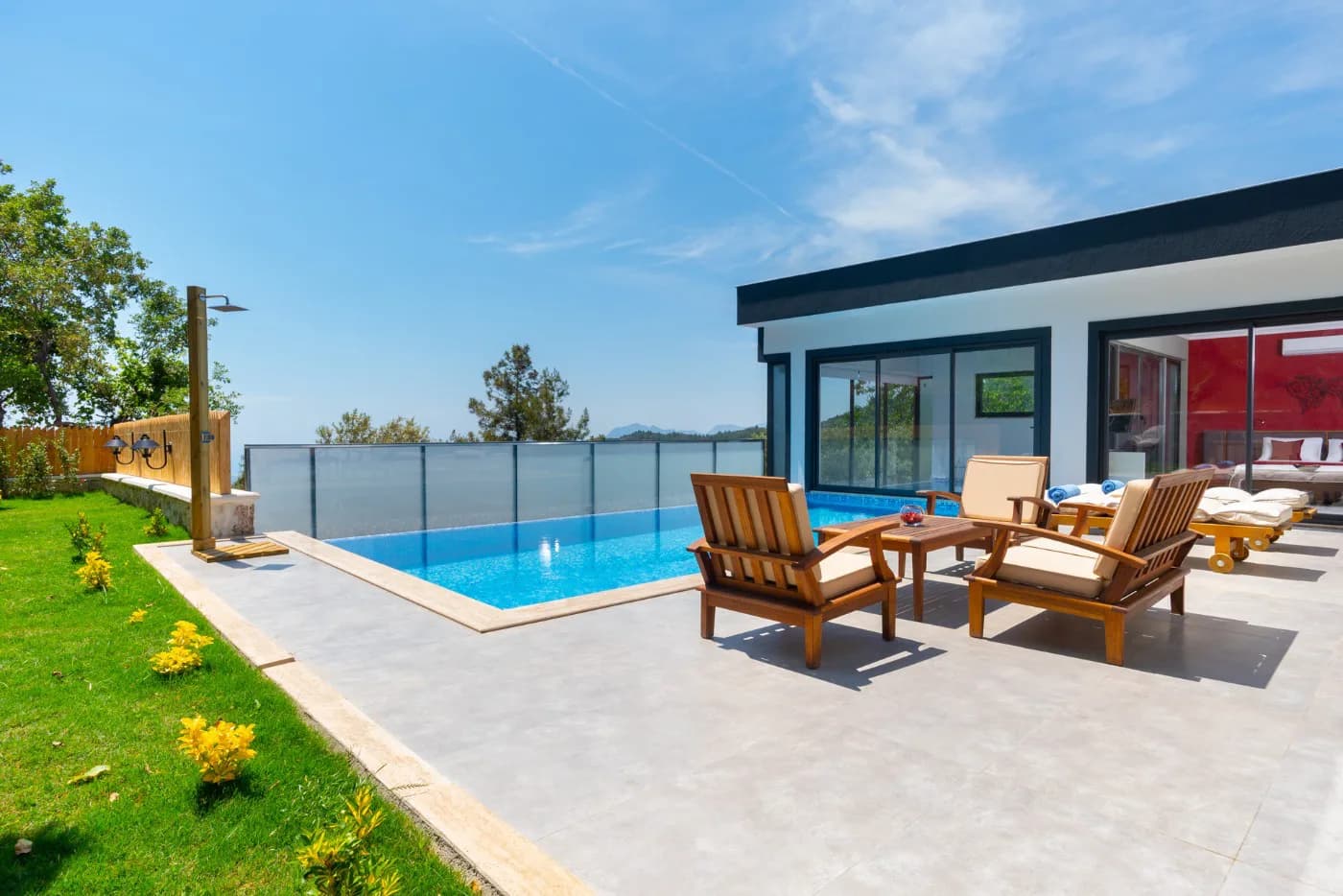 Kaş İslamlar'da Muhteşem Doğada, Özel Havuzlu, Saunalı, Kiralık Villa görsel 2
