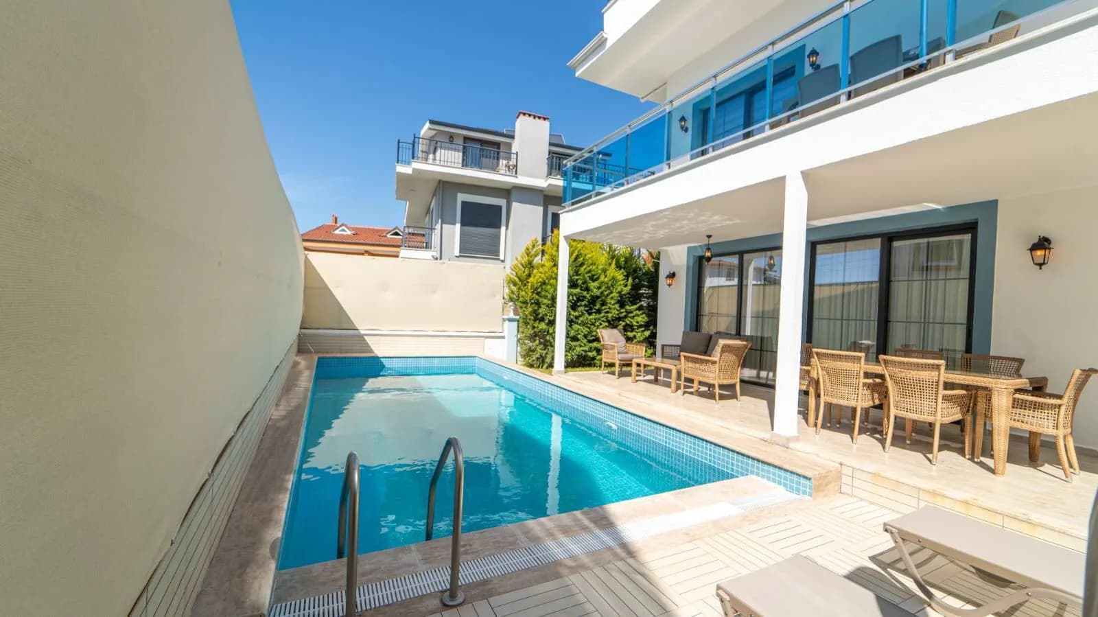 Fethiye Çiftlik'te Geniş Ailelere Uygun, Özel Havuzlu, Lüks Villa görsel 3