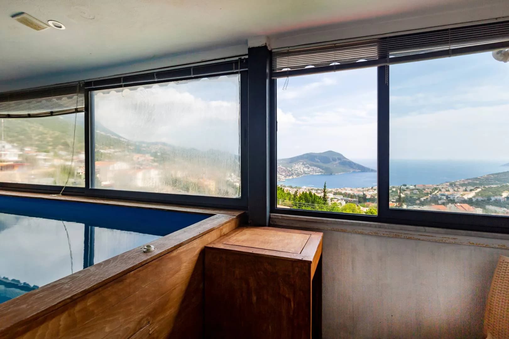 Kaş Kalkan'da Deniz Manzaralı, Serinleme Havuzlu, 2+1 Tatil Evi görsel 3