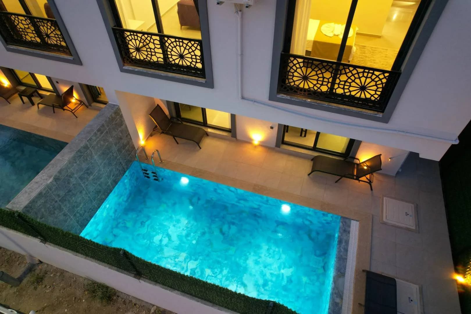 Fethiye Babataşı'nda Şehrin Kalbinde, Özel Havuzlu, Kiralık Villa görsel 3