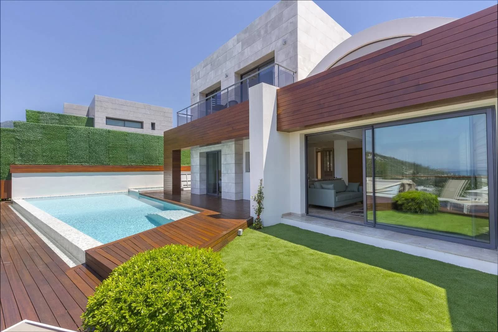 Bodrum Torba'da Yeşilin Kalbinde, Özel Havuzlu, Ultra Lüks Villa görsel 2