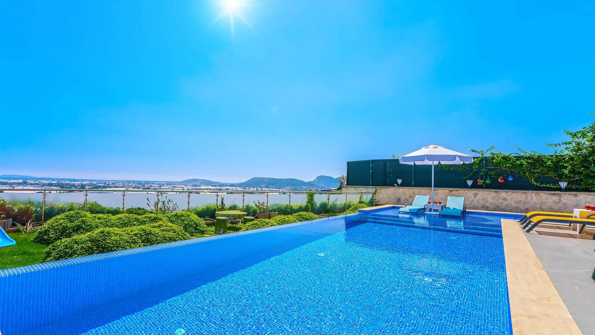 Kalkan Kınık'ta Doğa İçerisinde, Yetişkin ve Çocuk Havuzlu, 2+1 Villa görsel 3