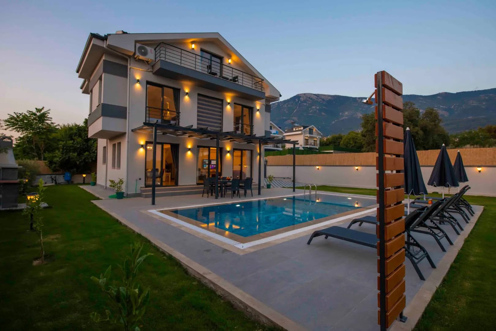 Fethiye Ölüdeniz'de Doğanın Kalbinde, Özel Havuzlu, Lüks Villa görsel 3