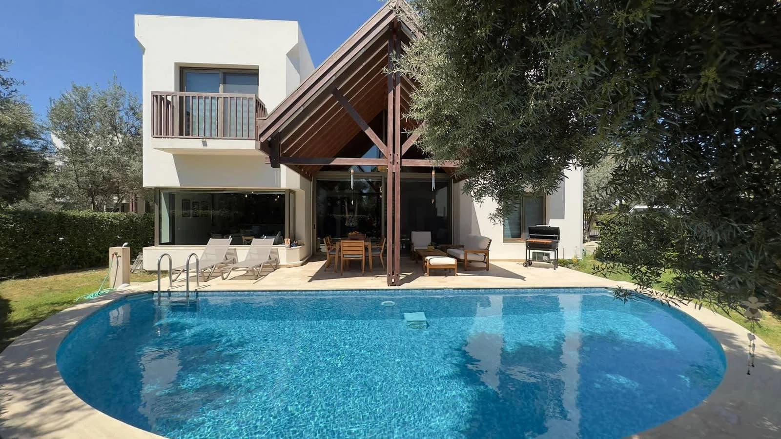 Muğla Bodrum'da Modern Tasarımlı, Özel Havuzlu, Kiralık Yazlık Villa görsel 1