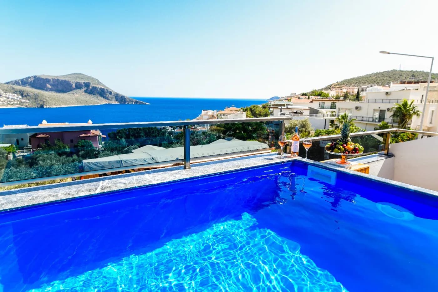 Kaş Kalkan'da Merkezi Konumda, Enfes Deniz Manzaralı, Lüks Tatil Evi görsel 1