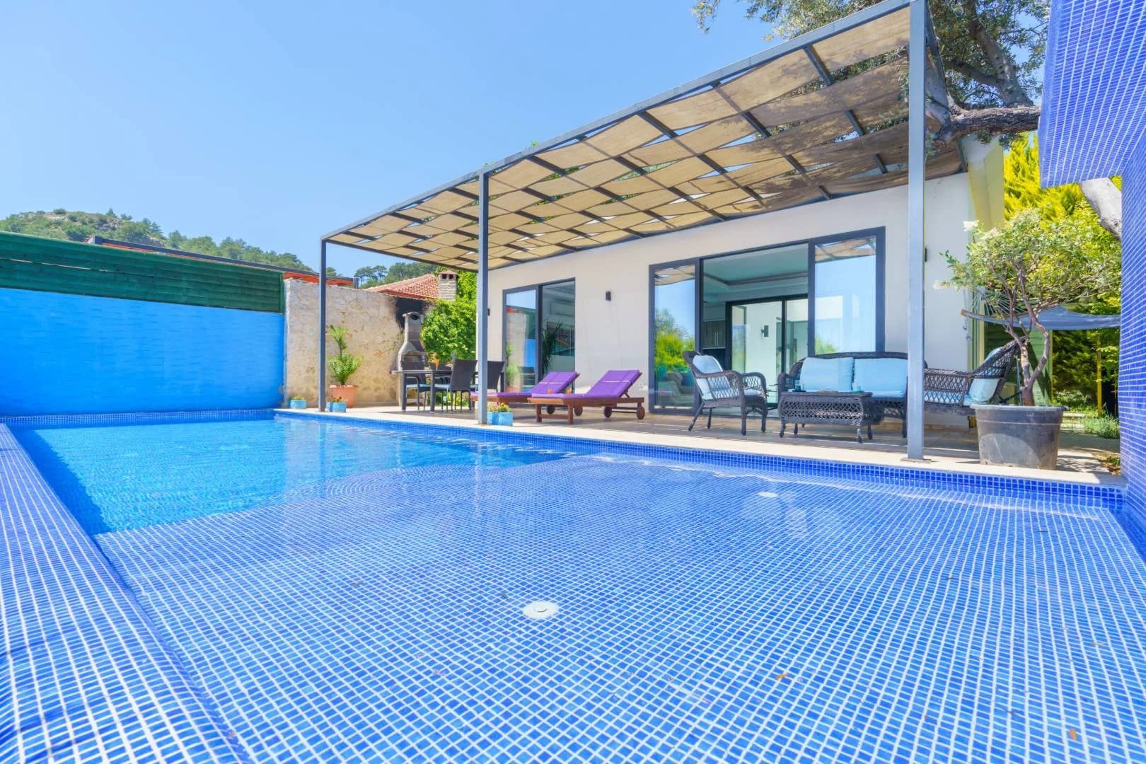 Kaş İslamlar'da Doğa'nın İçerisinde, Özel Havuzlu, Modern Villa görsel 1