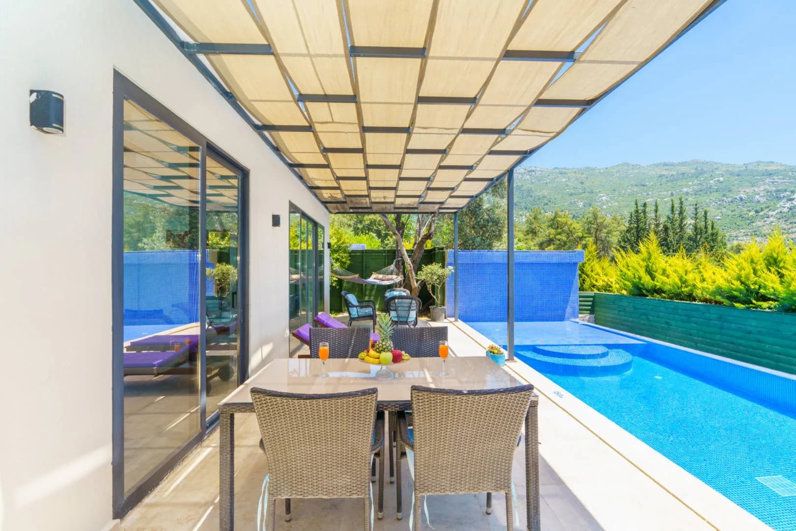 Kaş İslamlar'da Doğa'nın İçerisinde, Özel Havuzlu, Modern Villa görsel 3