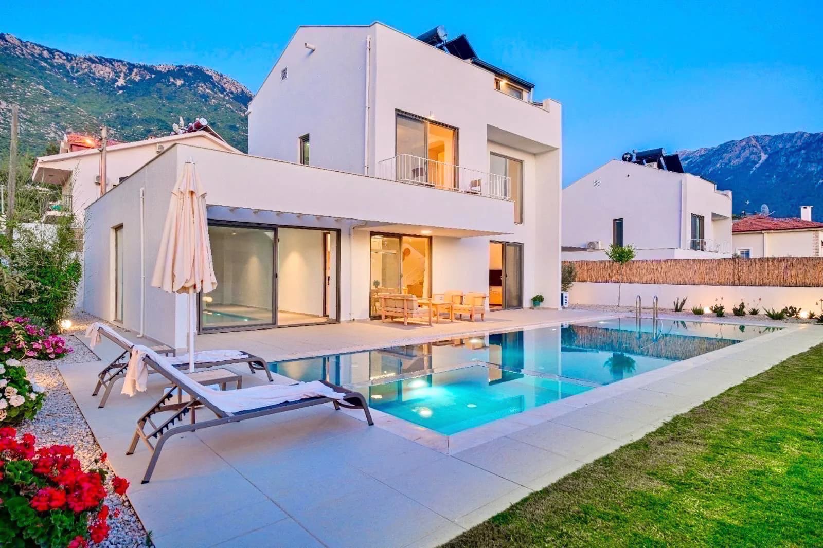 Fethiye Ölüdeniz'de Aile Gruplarına Uygun, Özel Havuzlu, Kiralık Villa görsel 3