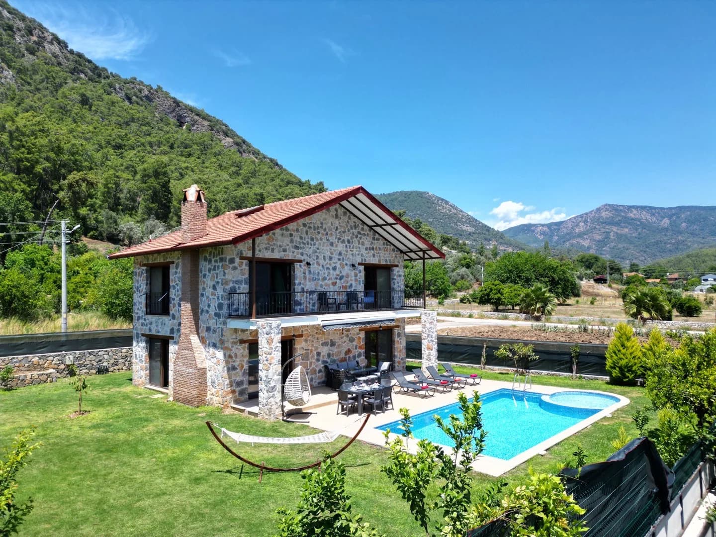 Fethiye İnlice'de Muhteşem Doğada, Özel ve Çocuk Havuzlu, Lüks Villa görsel 3